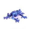 PLA 3D Printed Chameleon Model Multicolor Multi-jointed Chameleon Action Figure Movable Articulated Animal Figurine