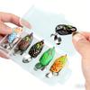 Black Fish Special Kill Thai Wind Thunder Frog Lure Bait3.5cm5.7gSoft Lure5Color Set Long Cast Black Artifact Fake Bait