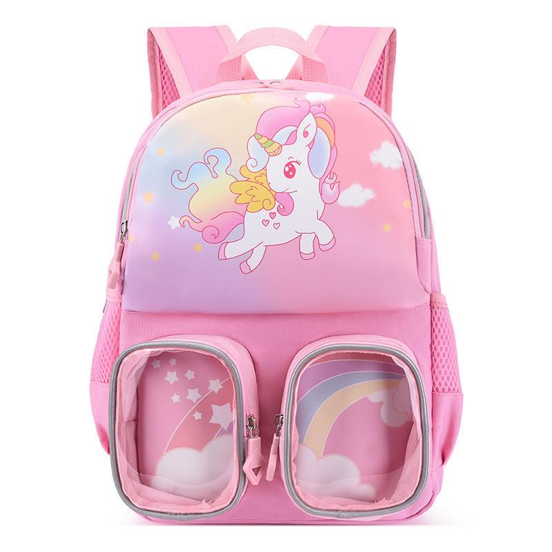 Stylish Nylon Kids School Bag Lightweight And Cute For Boys And Girls Kindergarten