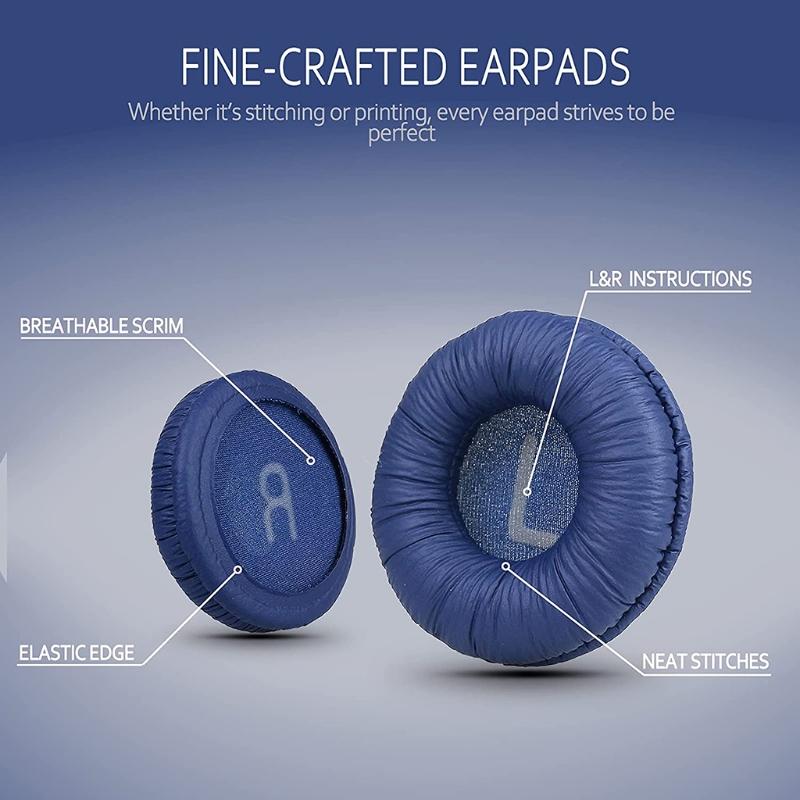 1Pair Ear Pad Cushion Cover Earmuffs for WH-CH500 510 ZX330BT 310 110 600 V250 70mm Headphones Comfortable To Wear