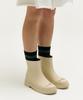 Margesherwood Ribbon Rubber Boots Short_Ivory