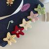 Girl Hairpin Acetic Acid Starfish Shape Hair Clip Stable Anti-Slip Design Side Bang Hair Pin Lightweight Hair Accessory
