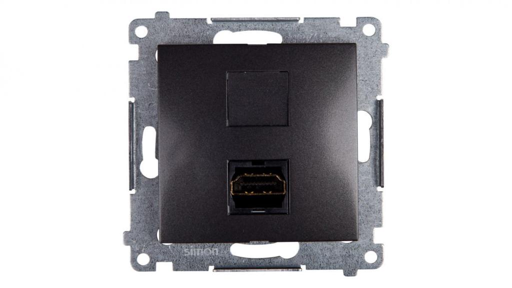 Simon 54 Hdmi Socket Anthracite Dghdmi.01/48