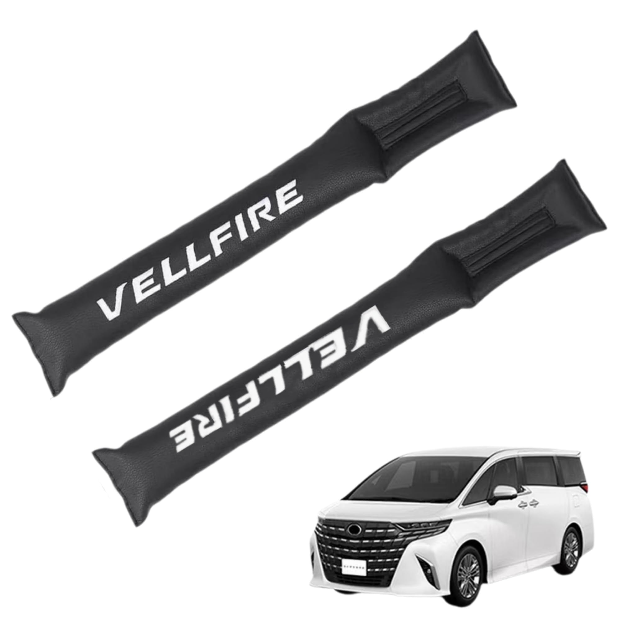 

TatkDIY Compatible with the New Alphard and Vellfire and 40 Custom Parts and Car Seat Gap Seat Side Gap Interior Leather with Embroidered Driver and