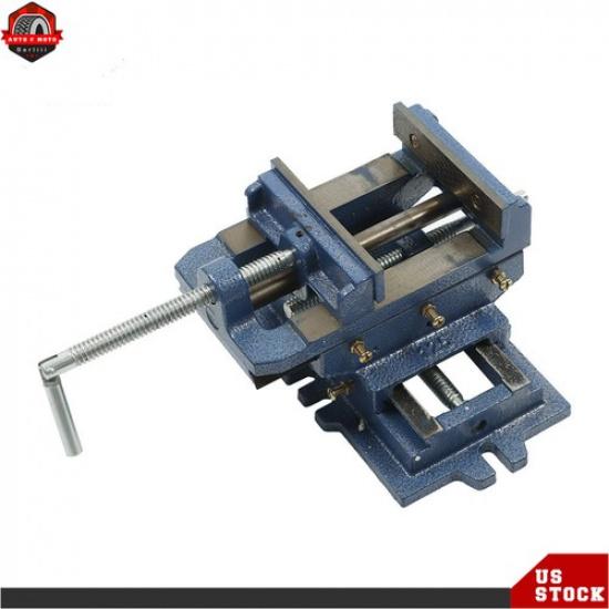 Heavy Duty 3"/4"/5"/6" Cross Drill Press Vise Slide Milling 2 Way X-Y Clamp