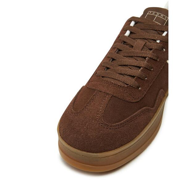 Мужские кроссовки Tommy Jeans The greenwich замша em0em01516 коричневые