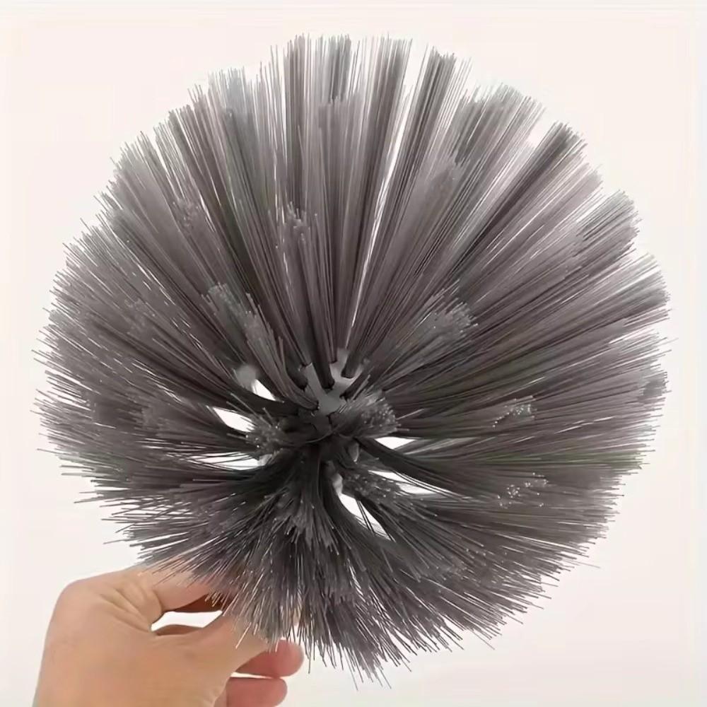 Stainless Steel Cobweb Duster Dense Bristles High Reach Duster Ceiling Duster Household Cleaning