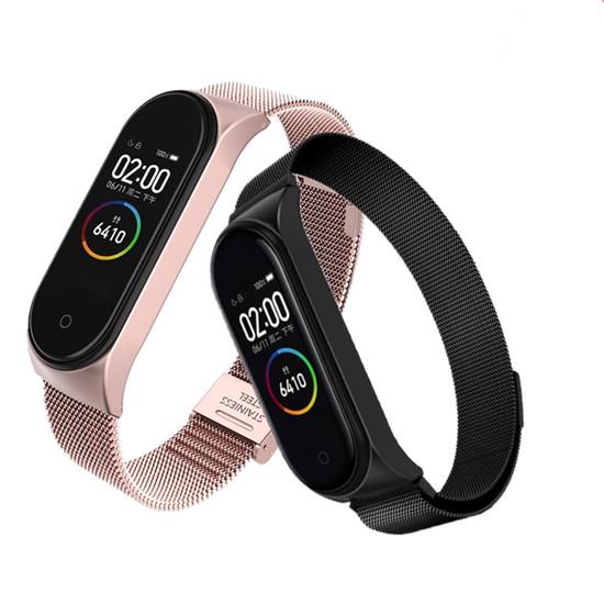 

Металлический Mi группа 4 нержавеющей стали Ремень смарт-группа для Mi 4 ремешок аксессуары