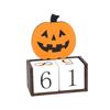 Pumpkin Ghost Castle Halloween Advent Calendar Spooky Wooden  Calendar Ornaments  Haunted House