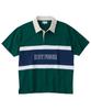 H by FIGURE Short Sleeve Rugby Green and Navy Men's Shirt,