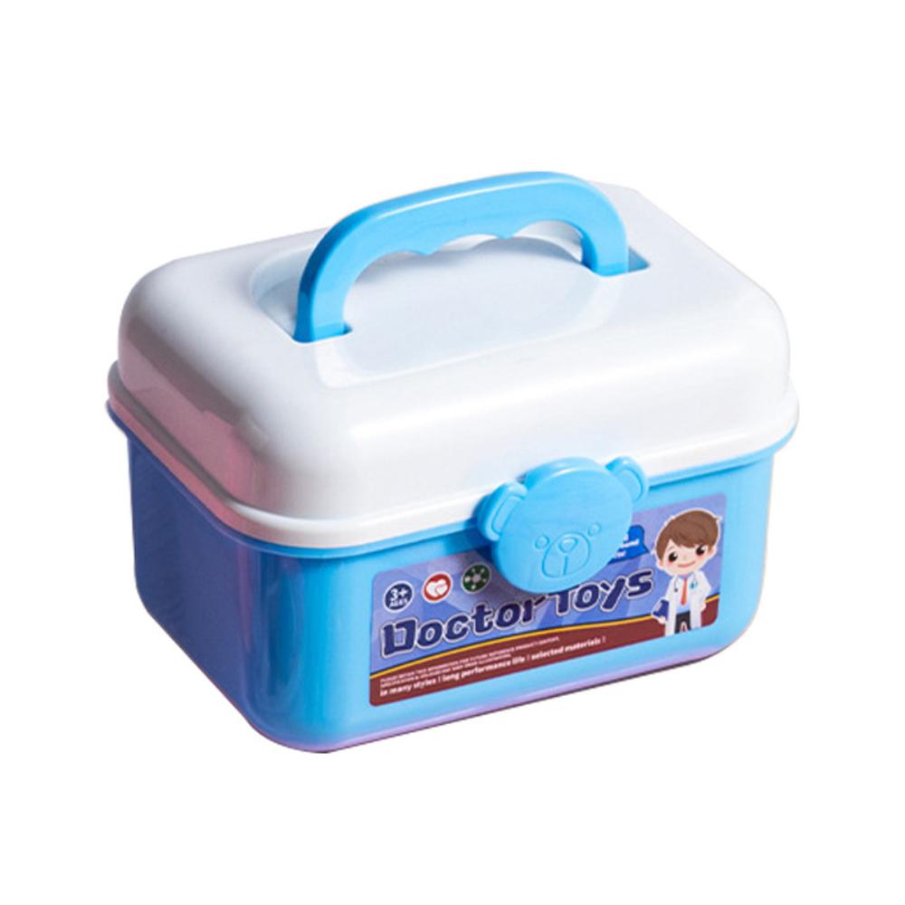 Dokter Verpleegkundige Rollenspel Set Medische Hulpmiddelen Met Stethoscoop & Injectoren In Een Rollenspel Trolley Box Ideaal Cadeau voor Kinderen