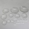 1 Packung Runde flache Rückseite Cabochon Lupe 4/6/8/10/20/30-100mm Transparent Klar Kristall Cabochon für DIY Schmuckherstellung