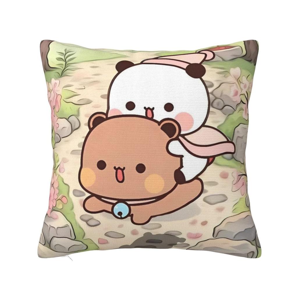 Bubu Dudu Cute Cartoon Bear Character Pillow Cover Kawaii Panda Cute Pillow Case Soft Cushion Cover Pillowcases For Sofa