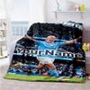 Haaland 7 Customize Text Blanket Lightweight Personalized Blanket Ultra-Soft for Nap Bed Sofa Living Room for All Occasions