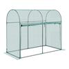 Crop Cage, 1.8 X 0.91 X 1.5 M Plant Protection Tent with Zippered Door, Wind-Resistant Tall Crop Cage, Easy To Install, Outdoor Raised Bed Cover with