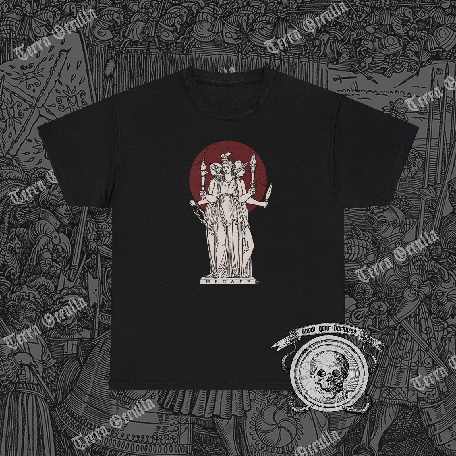 Hecate Shirt, Hekate, Greek Mythology, Greek Goddess, Divine Feminine 2XL