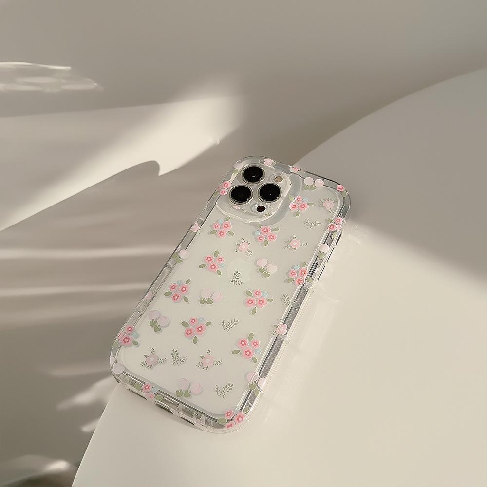 Kreative Treibsand-Blumenständer-Handyhülle für iPhone 13 iPhone 15 iPhone 16 Pro Max