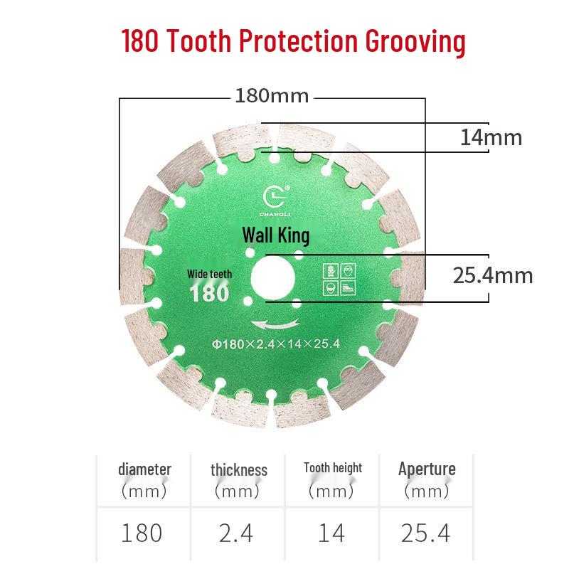Changli 114-180 Grooving Saw Blade for Wall Groove Cutting Machine