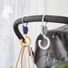 360° Adjustable Stroller & Car Seat Back Hooks (2-Pack)