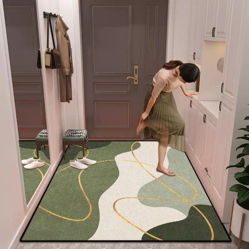 Modern Customizable Flannel Carpet Living Room Home Decoration Luxury Nordic Home Mat Bedside Washable Bedroom Mat Non-slip