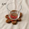 Tabletop Protection for Mugs Teacups Christmas Crochet Coaster, Handmade Woven Drink Cup Pad, Cute Santa Snowman Unique Holiday Gift Friends