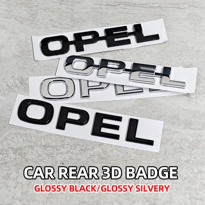 ABS Car Logo Fender Side Rear Tail Door Trunk Sticker Emblem For Astra H G J Insignia Mokka Zafira Corsa C D Antara Combo