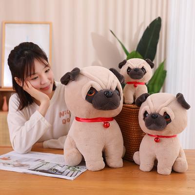 Cute Ugly Cute Simulation Pug Doll Plush Toy Puppy Dog Doll Children Sleeping Soothing Doll