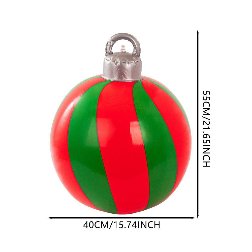 Gift PVC Christmas Balloon Large Balls Outdoor Christmas Tree Decoration New Year Party DIY XMAS Balloon Christmas