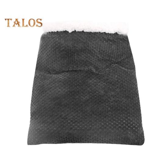 

Зимний спальный мешок для кошек, уютная теплая кровать-пещера для кошек, покрытая фланелью, согревающая на 360 градусов, кровать-туннель для кошек для котят и щенков серый