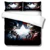 Bulldozer 3d Digital Printing Three-piece Quilt Cover Set Wish To Make Bedding
