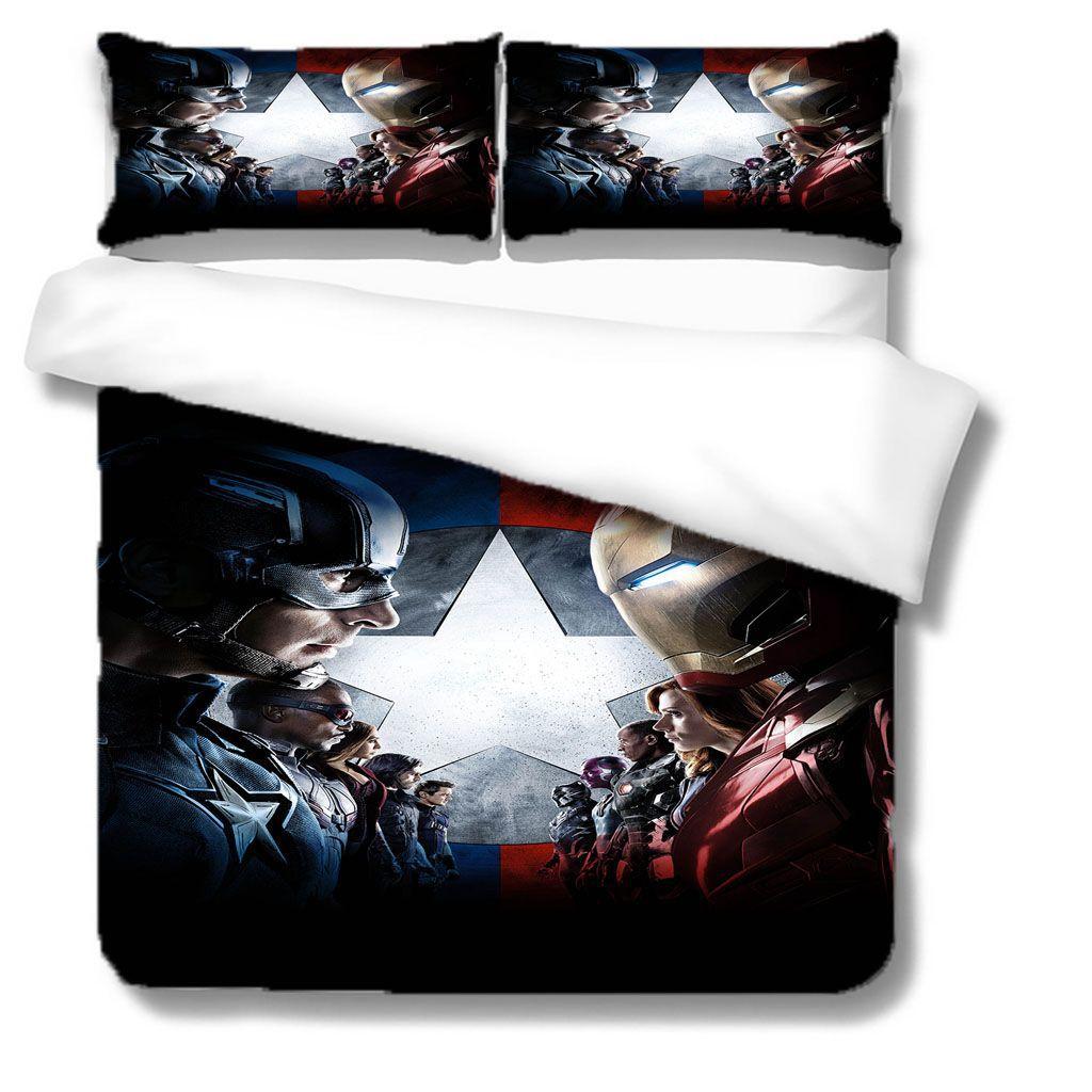 Bulldozer 3d Digital Printing Three-piece Quilt Cover Set Wish To Make Bedding