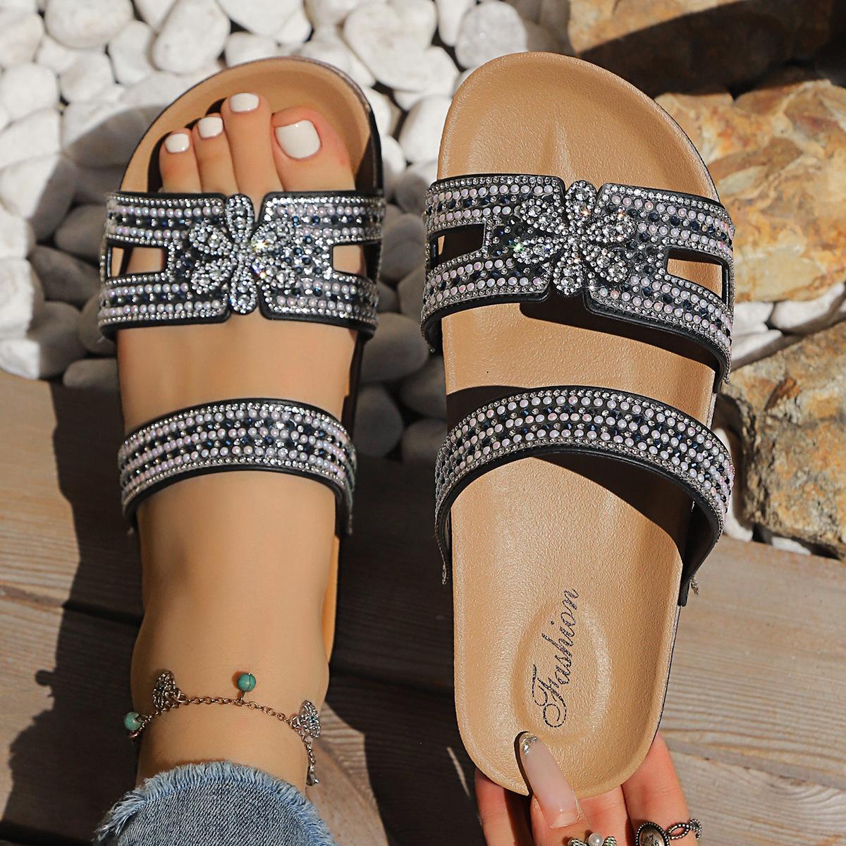 Anti-slip Thick-soled Shoes, New Style Women s Flip-flops 36 чёрный