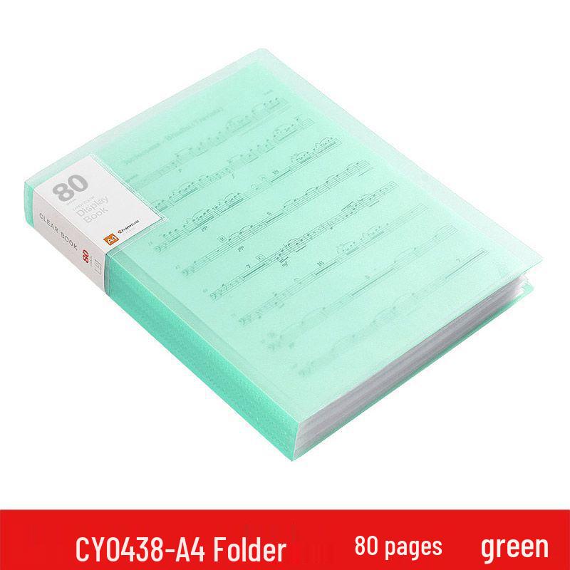 A4 Transparent Multilayer Insert Pockets Folder for Student Documents & Certificates