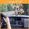Cross-border New Style Acrylic Flat White Horse Car Pendant Decorative Charm