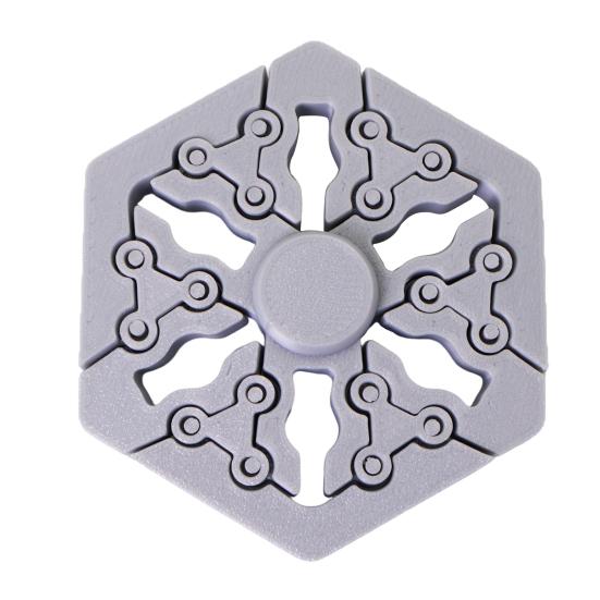 3D tištěný Fidget Spinner Hračka Proti Stresu a Úzkosti Rozšiřitelný Gyroskop na Prst Přenosná Cestovní Senzorická Hračka