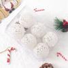 6Pcs Plastic Christmas Ball Pendants 6CM Christmas Tree Decoration  Party