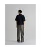 8SECONDS [4Way Stretch] Wide Fit Elastic Waist Slacks Beige