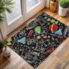 Multiple Sizes Laboratory Themed Pattern Carpet for Living Room Bedroom Sofa Home Decor Non-slip Floor Mat Luxury Gift
