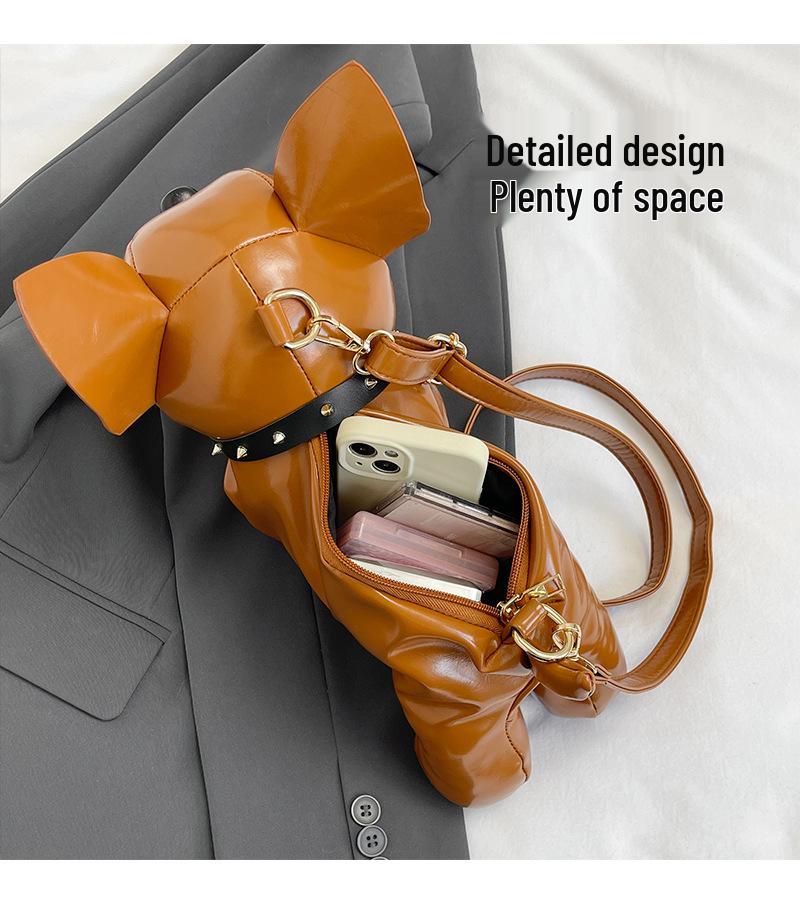 Crossbody Influencer Puppy Doll Bag: Trendy Sweet & Spicy Style Fashion Shoulder Accessory for Women