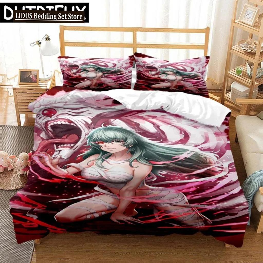 Tokyo Ghoul Digital Print Polyester Bedding Sets Covers Boys Duvet Cover Set For Teens Bedding Set King Size
