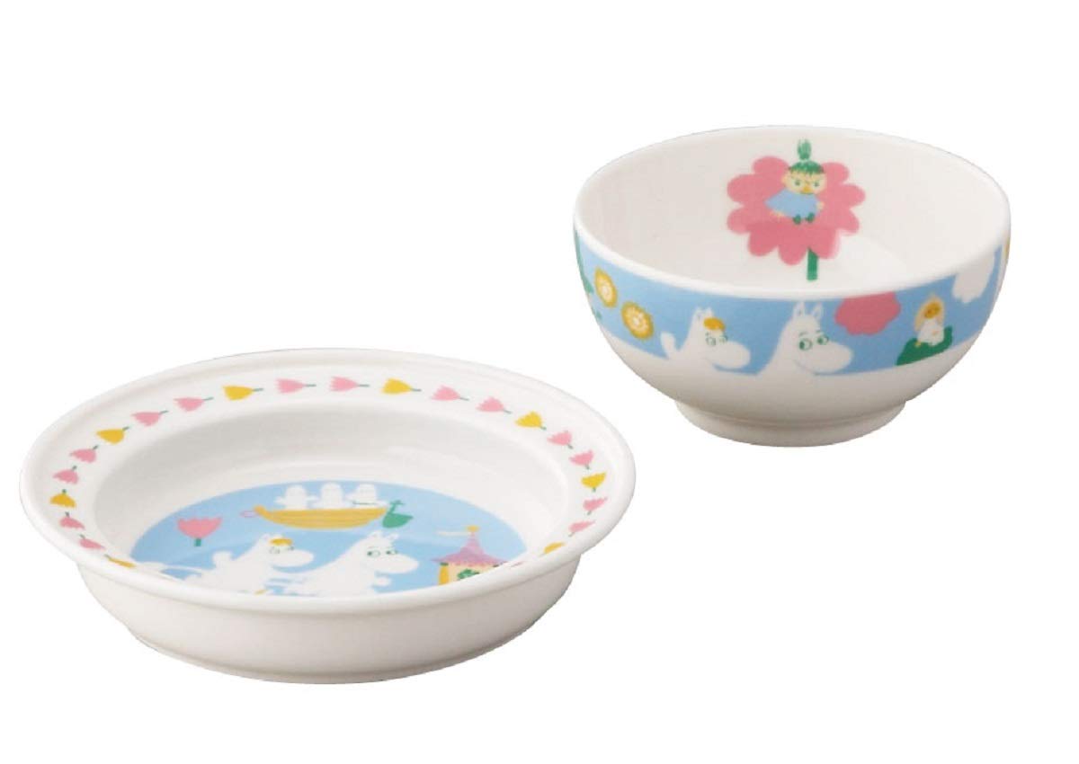 

Набор тарелок и мисок Yamaka Shoten MOOMIN Микроволновая печь Посудомоечная машина Муми-тролли Скандинавский День Свадьба Сделано в Малыши и дети & (Подарочная упаковка) & Безопасный, Товар, Стиль, белый