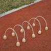 5 Piezas Portería de Croquet Palos de Croquet Cuerda de Croquet Cuerda de Algodón Portería Resistente
