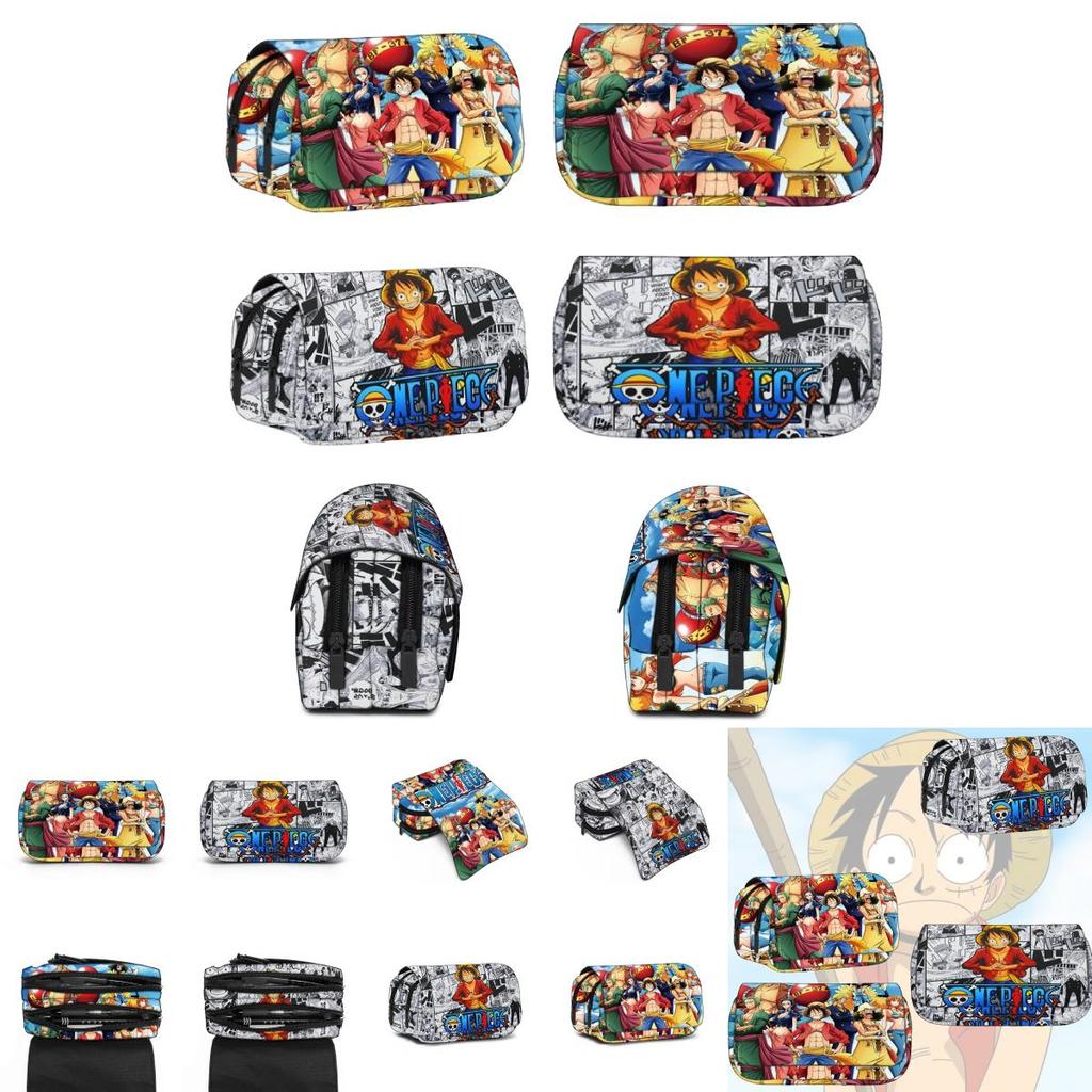 New Arrival! One Piece Cartoon Pencil Case For Students Durable Polyester Material