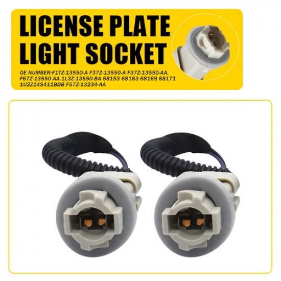 License Pair Light Plate Wire Harness Connectors Plug For Ford Mercury Lincoln