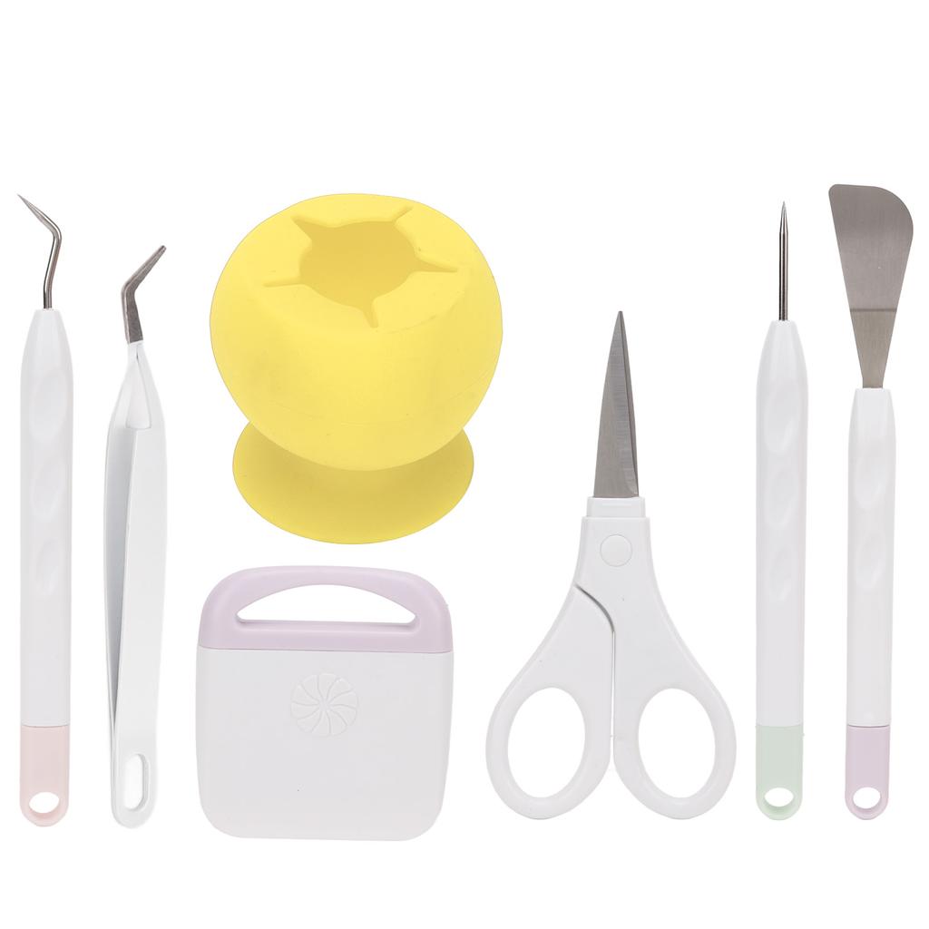 7 ADET Vinil Ayıklama Aletleri Seti El İşi Ayıklama Aletleri Seti Kağıt Kesimi için Kendin Yap El Yapımı El Sanatları Aletleri