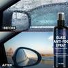 Universal Car Glass Rainproof Coating, Anti-Fog Spray for Car Windshields, Rearview Mirrors, Glasses, and Helmets, Enhances Waterp