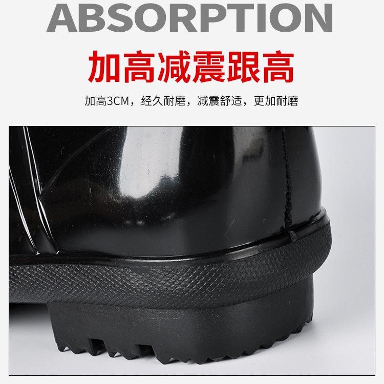 Rain Shoes Adult Plastic Rain Shoes High-top High Rain Boots Waterproof, Non-slip and Wear-resistant Overshoes Water Boots