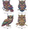 Acrylic Special Shape Branch Owl Table Top Diamond Painting Ornament Kits Rhinestones Desktop Ornaments for Home Office Decor