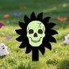 Halloween Yard Stakes Luminous Skeleton Decorative Garden Stakes Wooden Halloween Decorations for Indoor Outside