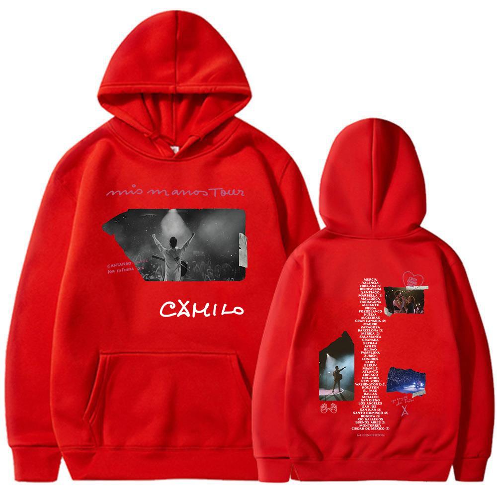 Singer Camilo Tour Hoodies Men Women Clothing Fleece Hooded Sweatshirts Fashion Hip Hop Long Sleeves Pullovers Streetwear